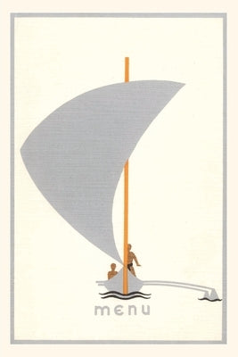 Vintage Journal Menu with Sailed Outrigger by Found Image Press