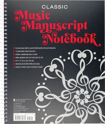 Music Manuscript Notebook (Classic) by