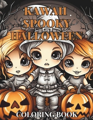 Kawaii Spooky Halloween Children's Coloring Book: 50 Unique Adorable Designs for Fun-Filled, Spooky Kids Activities by Phillips, C. J.