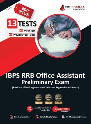 EduGorilla IBPS RRB Office Assistant Prelims Book 2023 (English Edition) - 10 Full Length Mock Tests and 3 Previous Year Papers with Free Access to On by Edugorilla Prep Experts