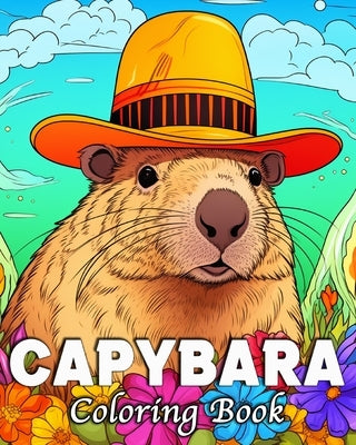 Capybara Coloring Book: 50 Unique Ilustrations for Stress Relief and Relaxation by Busch, Tom