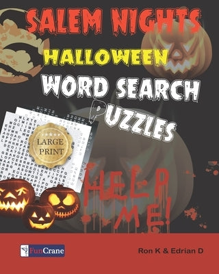Salem Nights: Halloween Word Search Puzzles by D, Edrian