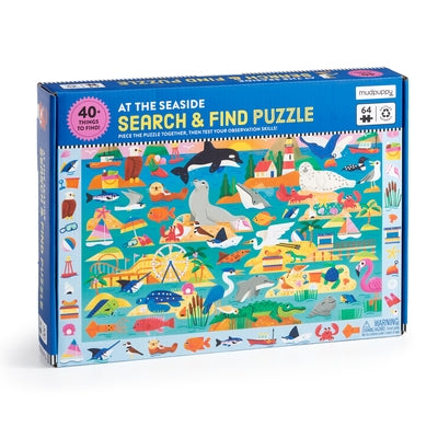 At the Seaside 64 Piece Search & Find Puzzle by Mudpuppy
