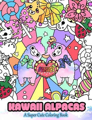 Kawaii Alpacas: A Super Cute Coloring Book by Tumbagahan, Jean