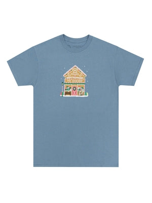 Gingerbread Bookshop Unisex T-Shirt Small by Out of Print