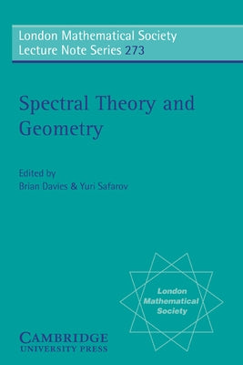 Spectral Theory and Geometry by Davies, E. Brian