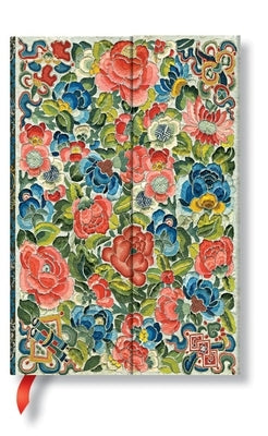 Pear Garden Mini Lined Hardcover Journal, 176pg, 85gsm by Paperblanks (Peking Opera Embroidery) by Paperblanks