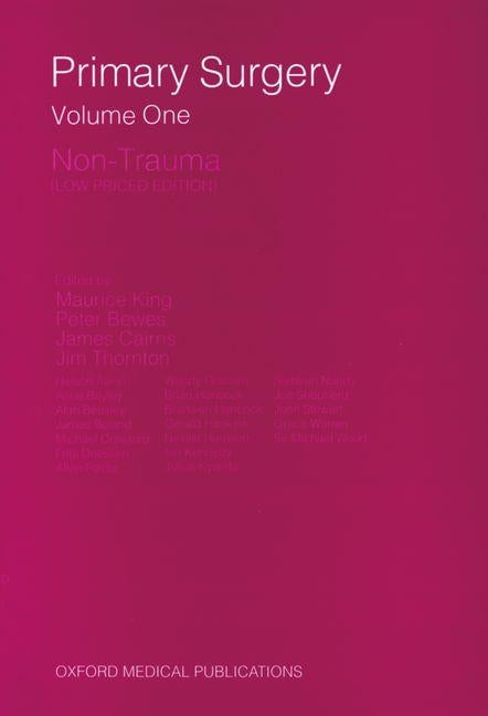 Primary Surgery V1: Non-Trauma: Low P by King