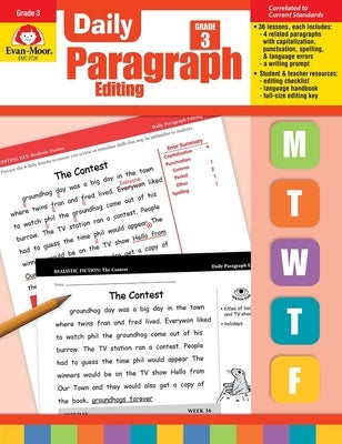 Daily Paragraph Editing, Grade 3 Teacher Edition by Evan-Moor Corporation