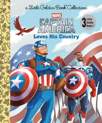 Captain America Loves His Country (Marvel) by Golden Books