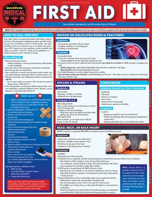 First Aid: A Quickstudy Laminated Reference Guide by Mike, Livingston