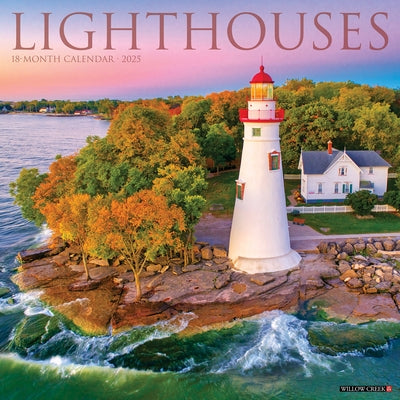 Lighthouses 2026 12 X 12 Wall Calendar by Willow Creek Press
