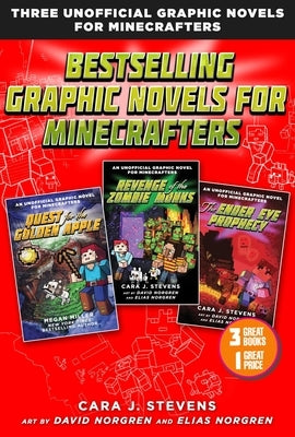 Bestselling Graphic Novels for Minecrafters (Box Set): Includes Quest for the Golden Apple (Book 1), Revenge of the Zombie Monks (Book 2), and the End by Miller, Megan