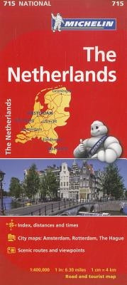 Michelin the Netherlands Road and Tourist Map by Michelin
