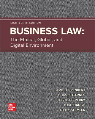 Loose Leaf for Business Law by Prenkert, Jamie Darin