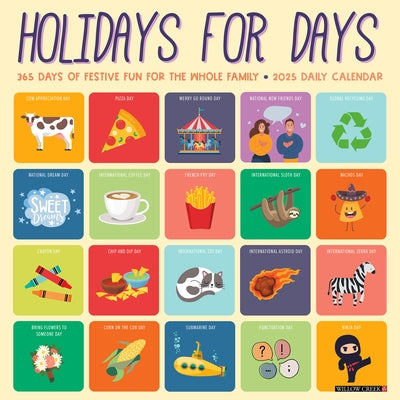 Holidays for Days 2026 12 X 12 Wall Calendar by Willow Creek Press