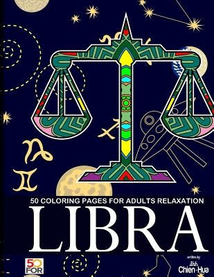 Libra 50 Coloring Pages For Adults Relaxation by Shih, Chien Hua