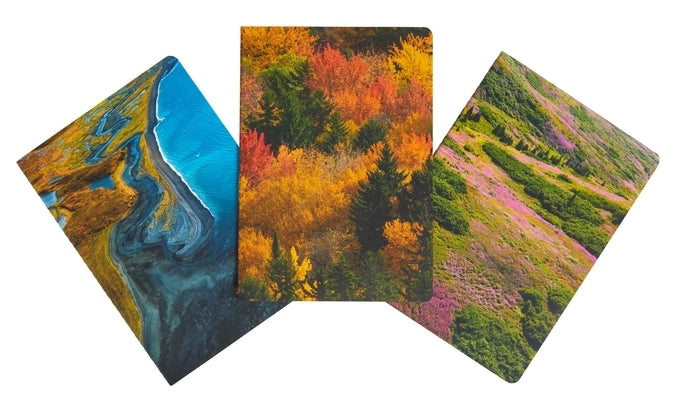 Refuge Sewn Notebook Collection (Set of 3): National Wildlife Refuge System (Gifts for Outdoor Enthusiasts and Nature Lovers, Journals for Hikers, Nat by Insights