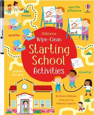 Wipe-Clean Starting School Activities by Robson, Kirsteen