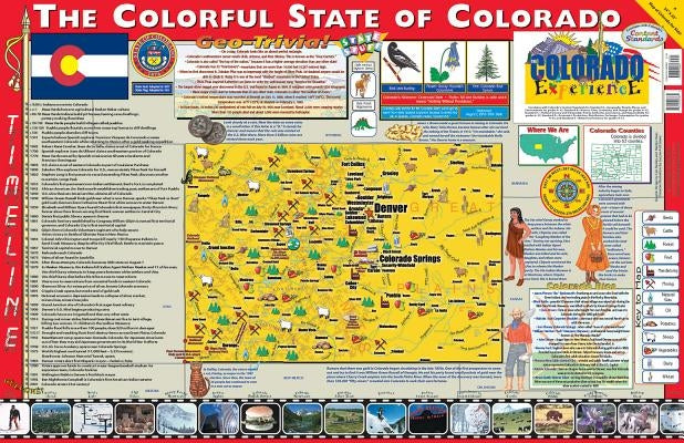 The Colorado Experience Poster/Map! by Gallopade International