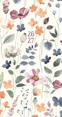 Feminine Floral 2-Year 2026-27 3.5 X 6.5 Monthly Pocket Planner by Willow Creek Press