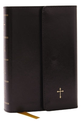KJV Holy Bible, Compact Reference Bible, Leatherflex, Black with Flap, 43,000 Cross-References, Red Letter, Comfort Print: Holy Bible, King James Vers by Thomas Nelson