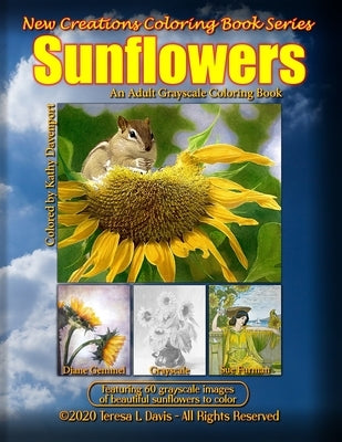 New Creations Coloring Book Series: Sunflowers by Davis, Brad