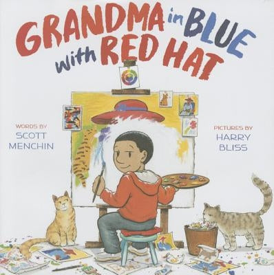 Grandma in Blue with Red Hat by Menchin, Scott