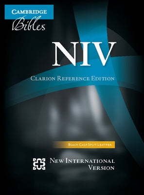 NIV Clarion Reference Bible, Black Calf Split Leather, Ni484: X by