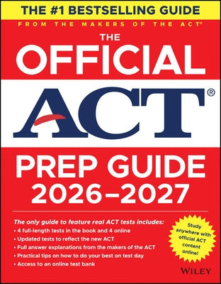 The Official ACT Prep Guide 2026 - 2027 by ACT