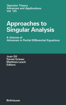 Approaches to Singular Analysis: A Volume of Advances in Partial Differential Equations by Gil, Juan B.