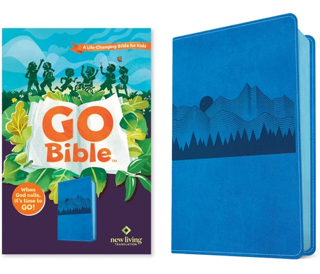 NLT Go Bible for Kids (Leatherlike, Blue Mountains): A Life-Changing Bible for Kids by Tyndale