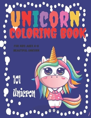 unicron 101: unicorn coloring book for kids ages 4-8 us edition, beautiful unicorn by Book House, Sa