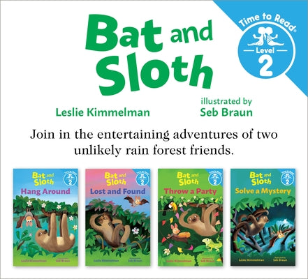 Bat and Sloth Set #1 (Bat and Sloth: Time to Read, Level 2) by Kimmelman, Leslie