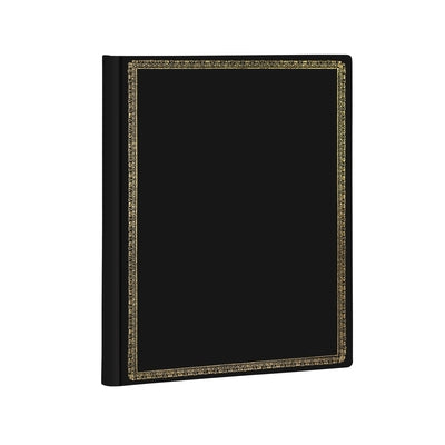 Paperblanks Black Edition Hardcover Journal Mini Lined Elastic Band 176 Pg 85 GSM by Paperblanks