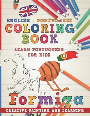 Coloring Book: English - Portuguese I Learn Portuguese for Kids I Creative Painting and Learning. by Nerdmediaen