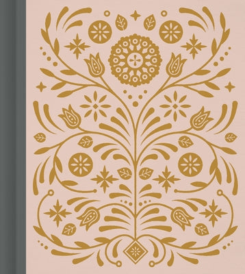 ESV Journaling Study Bible (Cloth Over Board, Blush/Ochre, Floral Design) by