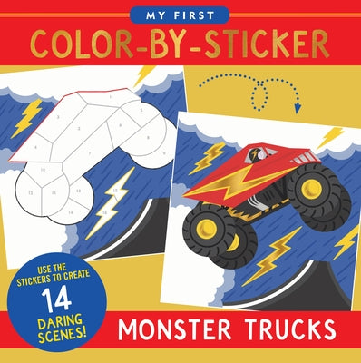 My First Color-By-Sticker Book - Monster Trucks by