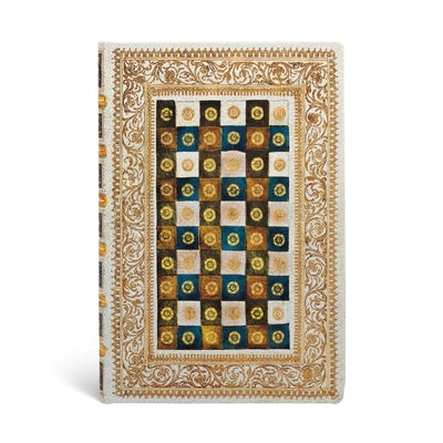 Paperblanks Aureo Venetian Mornings Hardcover Mini Lined Elastic Band Closure 176 Pg 85 GSM by Paperblanks