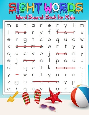 Sight Words Word Search Book for Kids: High Frequency Words Activity Book for Raising Confident Readers (8,5 x 11 inches ): Sight Words Word Search Bo by Brains, Upgrade