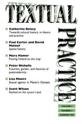 Textual Practice: Issue 8 Volume 3 No. 2 by Hawkes, Terence