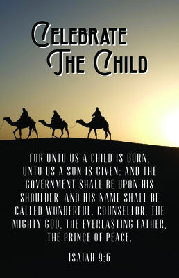 Celebrate the Child Bulletin (Pkg 100) Christmas by Broadman Church Supplies Staff