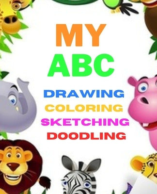My ABC sketch book for drawing, coloring, doodling for childs: 7.5x9.25 inch 19,05x23,49 cm 110.pages drawing Notebook Patten designe in Matte cover by Edition, Coloring Notebook