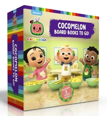 Cocomelon Board Books to Go! (Boxed Set): Pasta Party!; I Like My Name; Let's Meet the Doctor! by Various