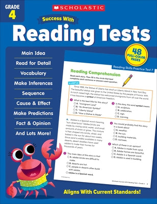 Scholastic Success with Reading Tests Grade 4 by Scholastic Teaching Resources