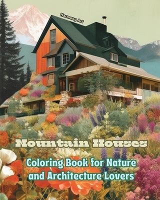 Mountain Houses Coloring Book for Nature and Architecture Lovers Amazing Designs for Total Relaxation: Dream Homes in Breathtaking Mountain Scenery to by Art, Harmony