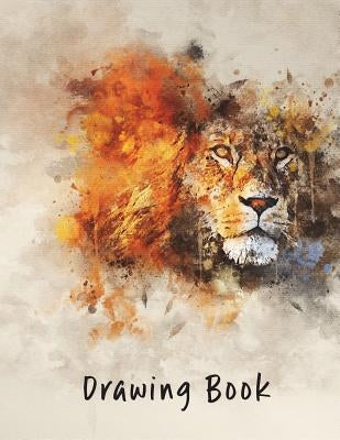 Drawing Book: Lion 8.5x11 by Blake, Marian