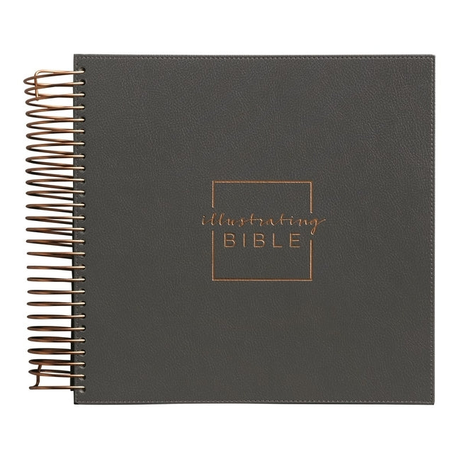 Illustrating Bible NIV Dark Grey by Dayspring