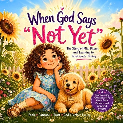 When God Says Not Yet, A Story of Mia, Biscuit and Learning to Trust God's Timing: A heart warming Christian story about faith, patience and answered by Joy, Stephanie