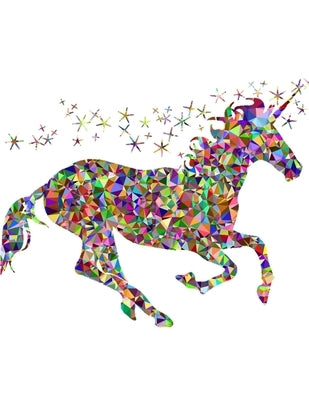 Gemstone Reindeer Notebook: 100 Pages 8.5" X 11" Wide Ruled Line Paper by Rwg